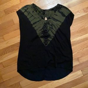 Rock Republic black and green shirt